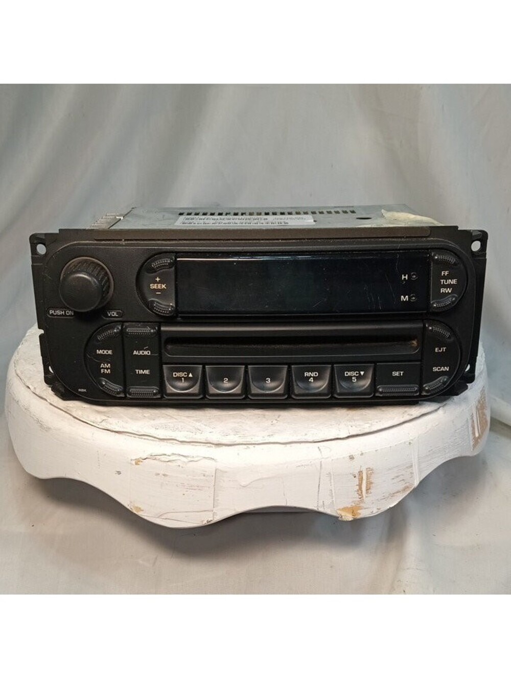 Car Stereo CD Cassette AM FM Chrysler OEM 56038518AE Dodge Jeep Fully Tested